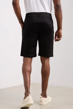 Knitted bermuda with drawstring