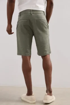 Knitted bermuda with drawstring