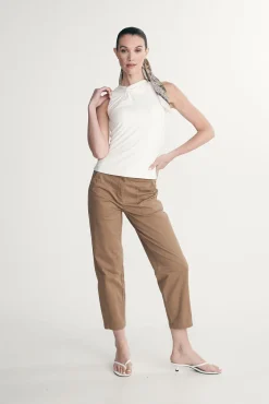 Knot detail sleeveless top