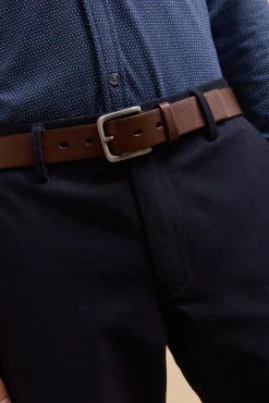 Leather belt