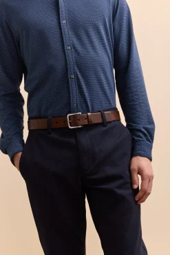 Leather belt
