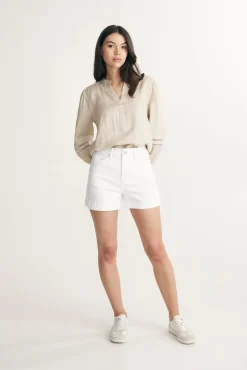 Linen fluid shirt