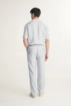 Linen pant with drawstring