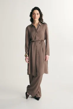Long sheer blouse