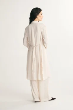 Long sheer blouse