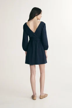 Long sleeve romper dress