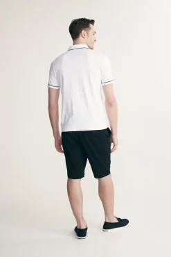 Mercerized cotton polo