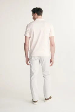 Mercerized cotton polo