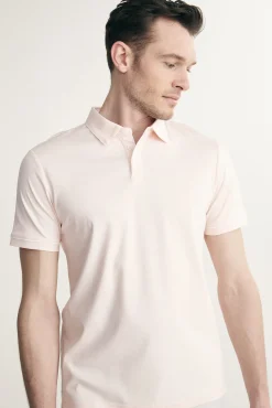 Mercerized cotton polo