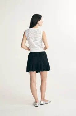 Mini pleated skort
