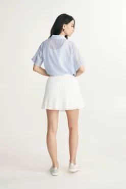 Mini pleated skort