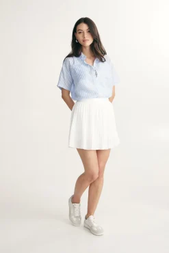 Mini pleated skort
