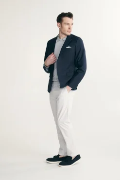 Notch collar Extra-fitted blazer
