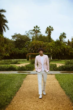 Notch collar Extra-fitted blazer