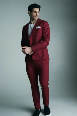 Notch collar Extra-fitted blazer
