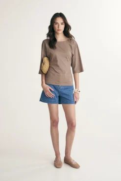Open back t-shirt