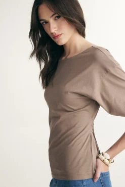 Open back t-shirt