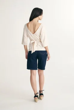 Open back t-shirt
