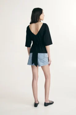 Open back t-shirt