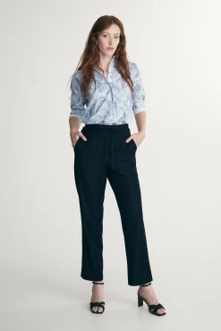 Pant with double waistband