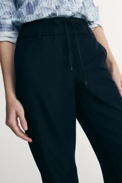 Pant with double waistband
