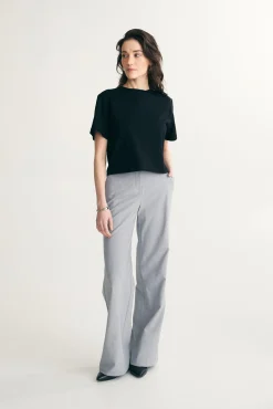 Pima cotton cropped t-shirt