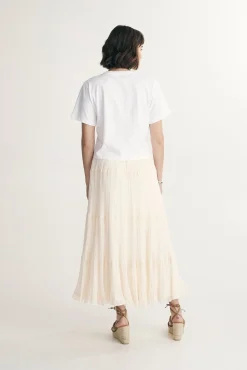 Pima cotton cropped t-shirt