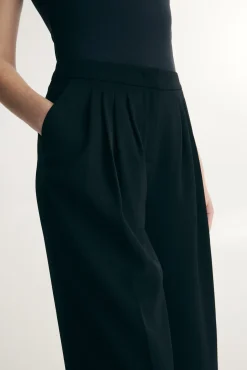 Pleated pants