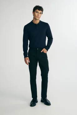 5 pockets slim fit pants