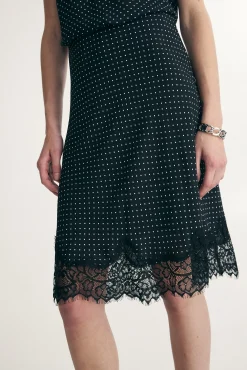 Polka dot skirt