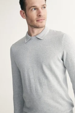 Polo crew neck sweater
