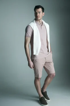 Polo with detail at collar