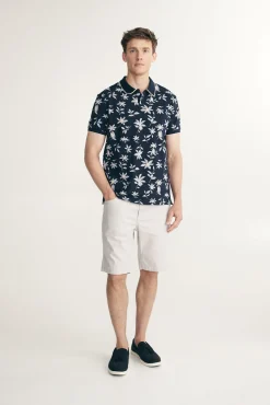 Polo with detail at collar