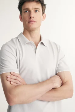 Polo with detail at collar