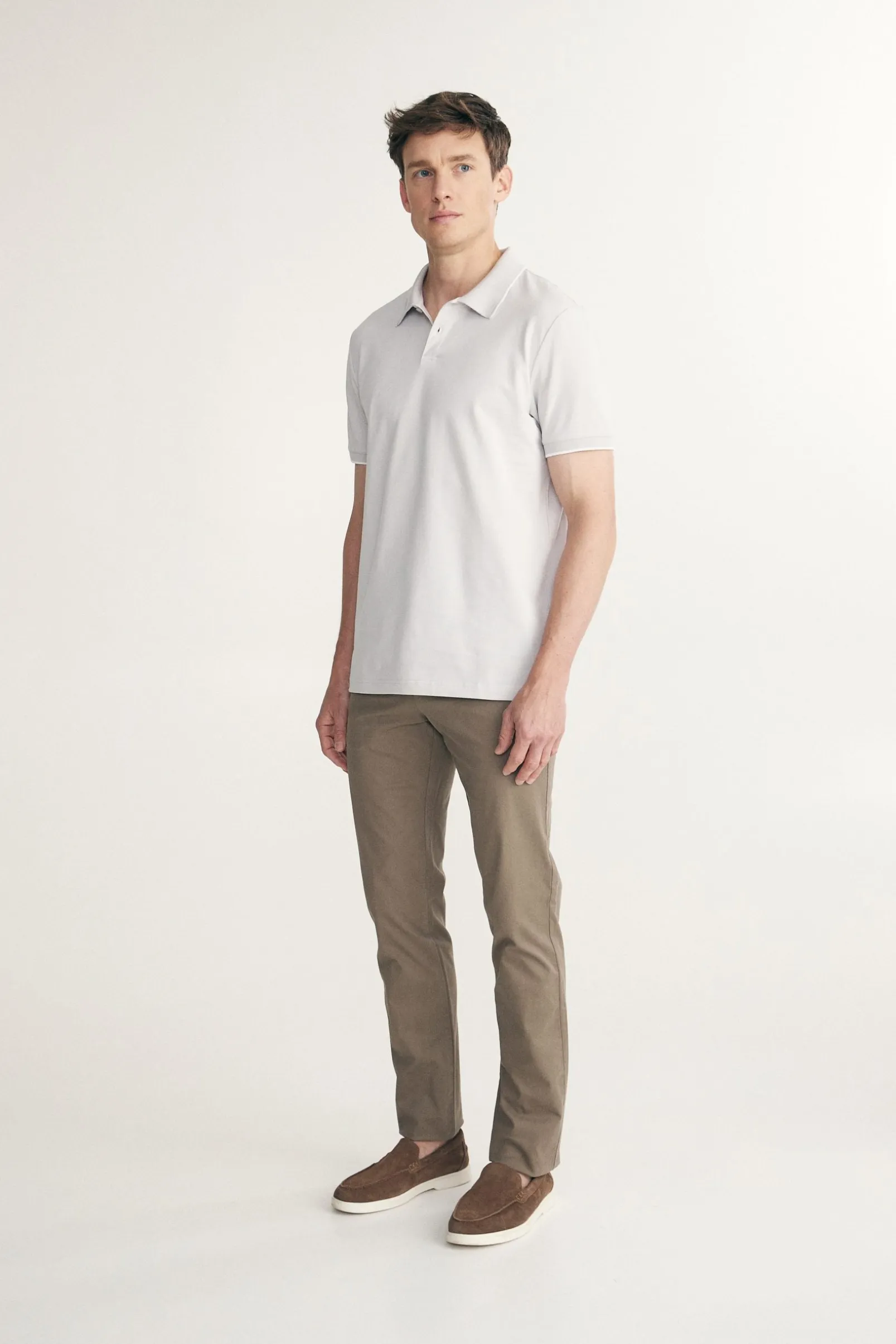 Polo with detail at collar