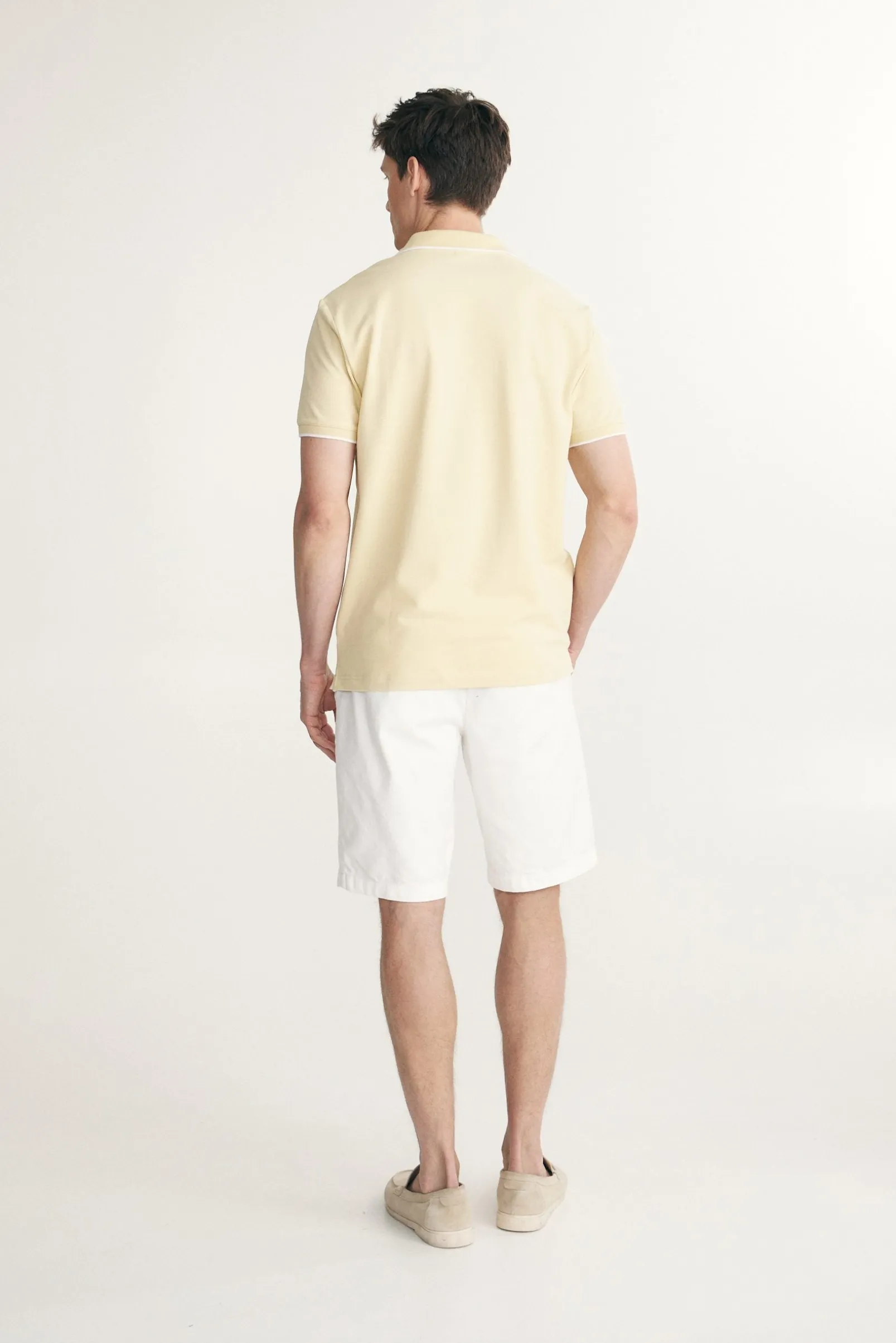 Polo with detail at collar