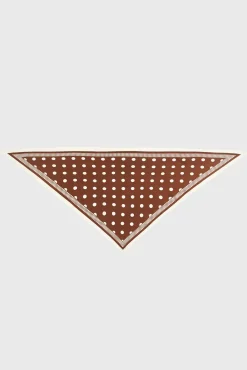 Printed dots scarf