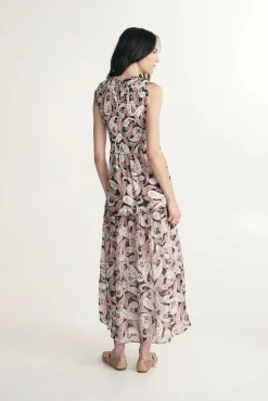 Printed long dress