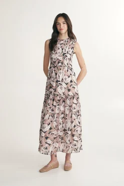 Printed long dress