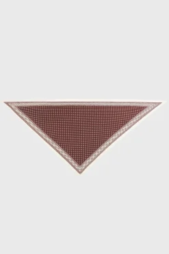Printed small dots scarf