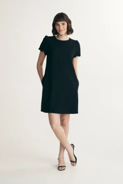 Puffy sleeve dress