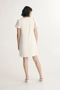 Puffy sleeve dress