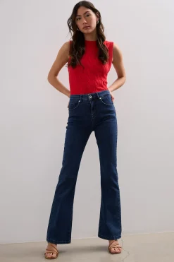 Push up high waist bootcut jea