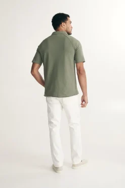 Raglan sleeve polo