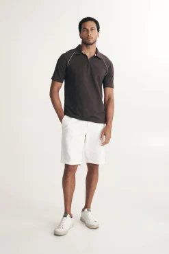Raglan sleeve polo