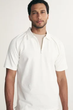 Raglan sleeve polo