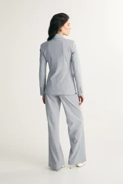 Ruffled fitted jacket