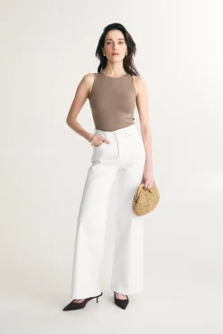 Seamless crew neck cami