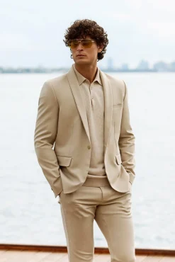 Shawl Collar Extra-Fitted Blazer