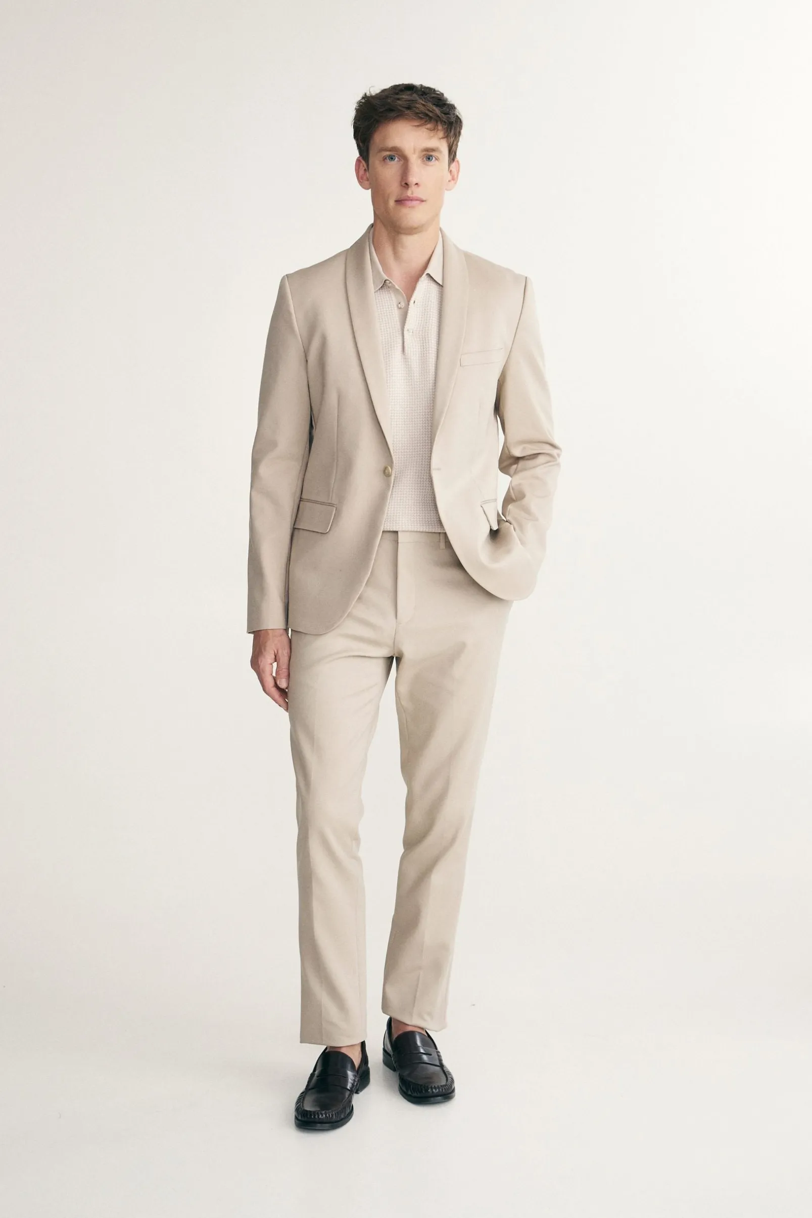 Shawl Collar Extra-Fitted Blazer